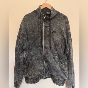 Nike Acid Wash- Zip Up Sweater Jacket